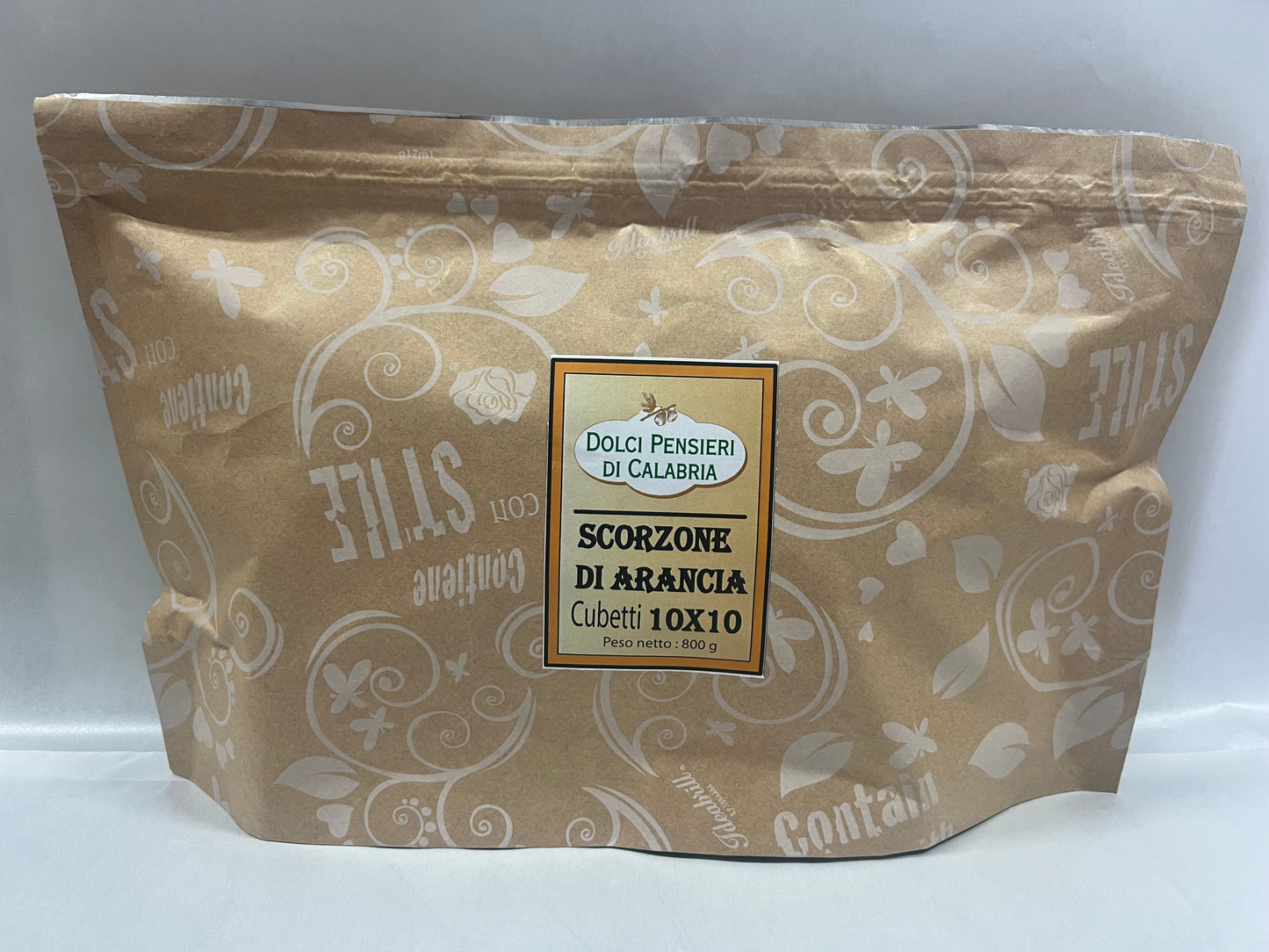 Scorzone di Arancia Cubetti 10x10 - Senza Solfiti - 800g