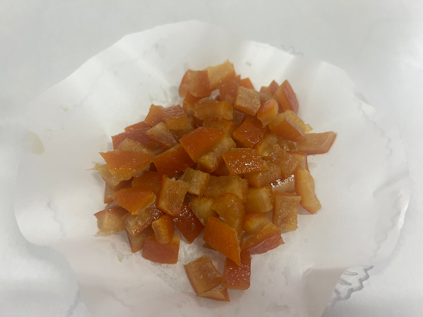 Scorzone di Arancia Cubetti 10x10 - Senza Solfiti - 800g