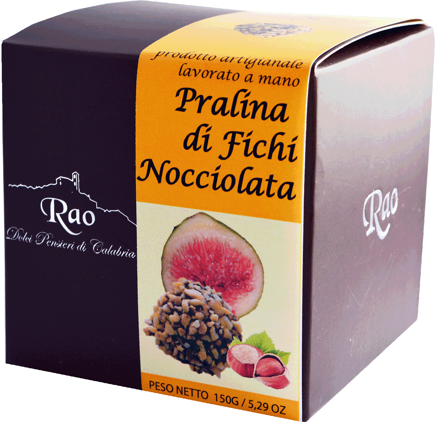 Pralina di fichi con granella di nocciola